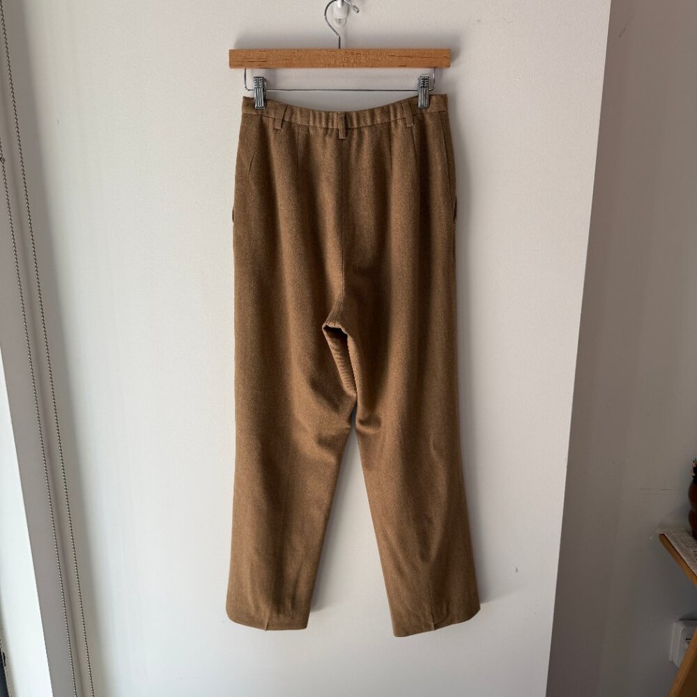 Pendleton Virgin Wool Pants in Camel, Size 6 - Picture 3 of 4